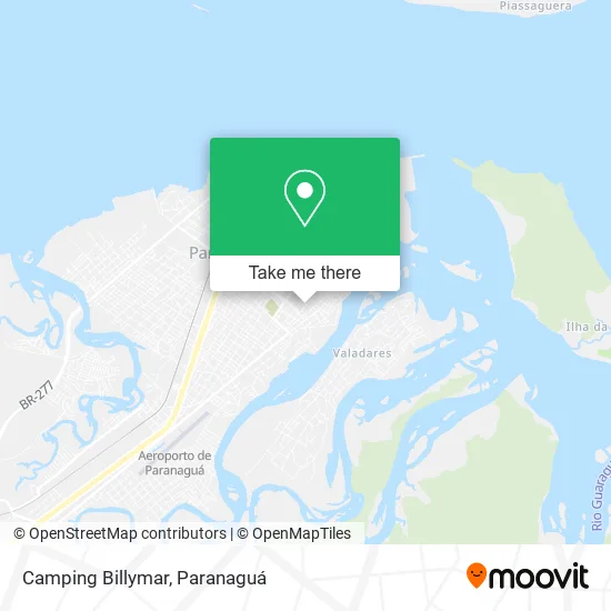 Camping Billymar map