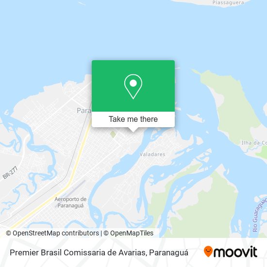 Premier Brasil Comissaria de Avarias map