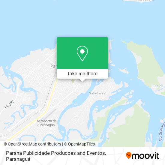 Parana Publicidade Producoes and Eventos map