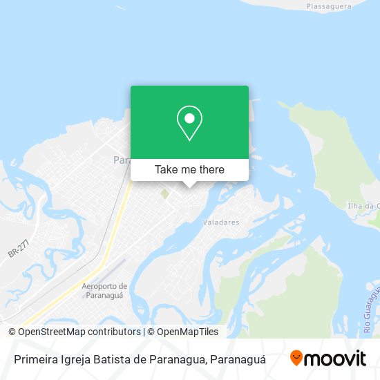 Primeira Igreja Batista de Paranagua map
