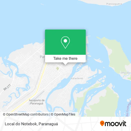 Local do Notebok map