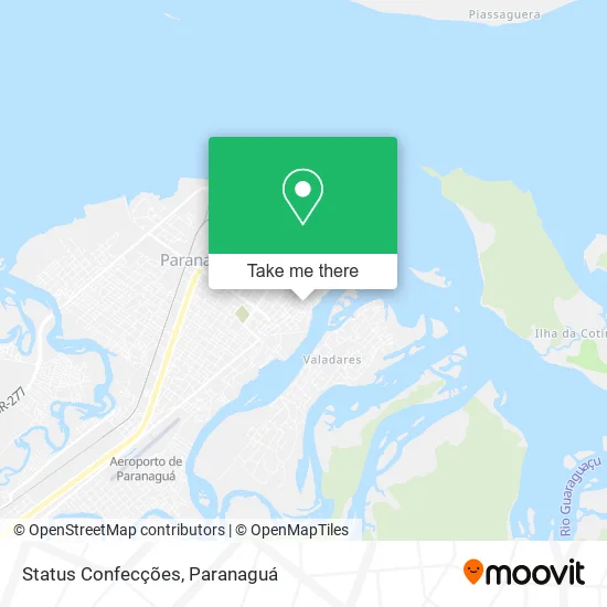 Status Confecções map