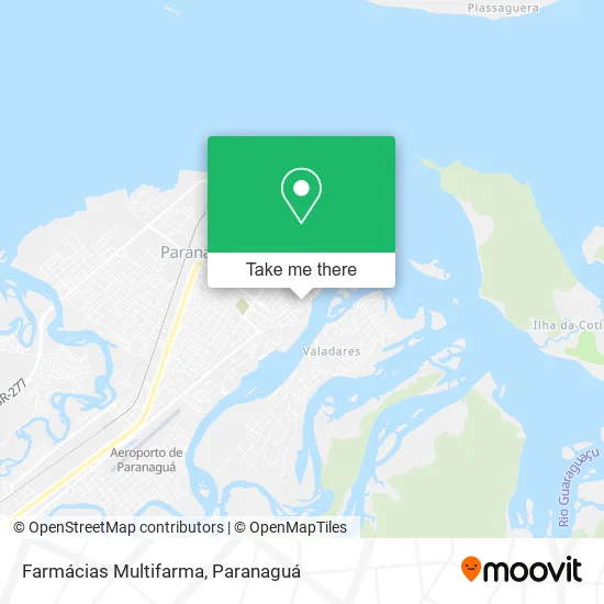 Farmácias Multifarma map