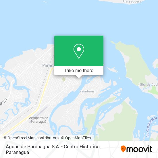 Águas de Paranaguá S.A. - Centro Histórico map