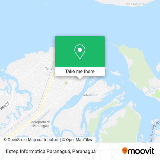 Estep Informatica Paranaguá map