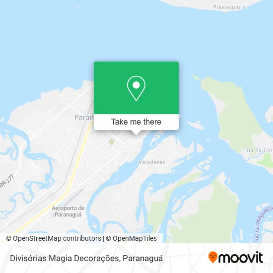 Divisórias Magia Decorações map