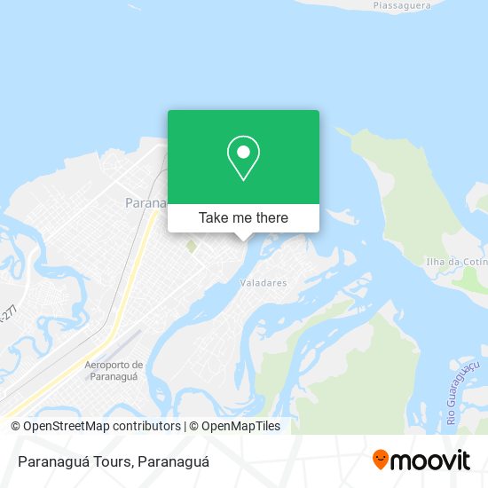 Paranaguá Tours map