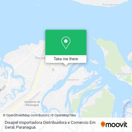 Disapel Importadora Distribuidora e Comercio Em Geral map