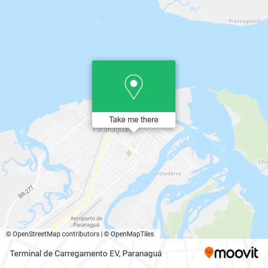 Terminal de Carregamento EV map