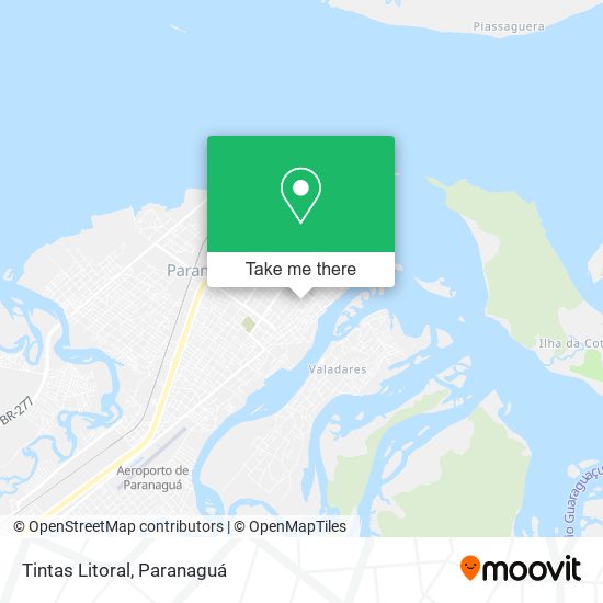 Tintas Litoral map