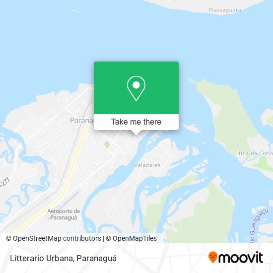 Litterario Urbana map