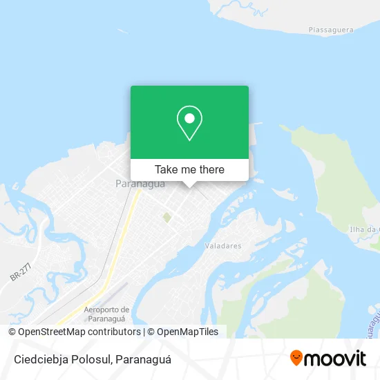 Ciedciebja Polosul map