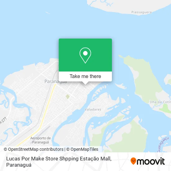 Lucas Por Make Store Shpping Estação Mall map
