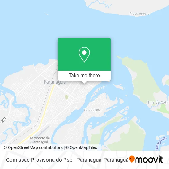 Comissao Provisoria do Psb - Paranagua map