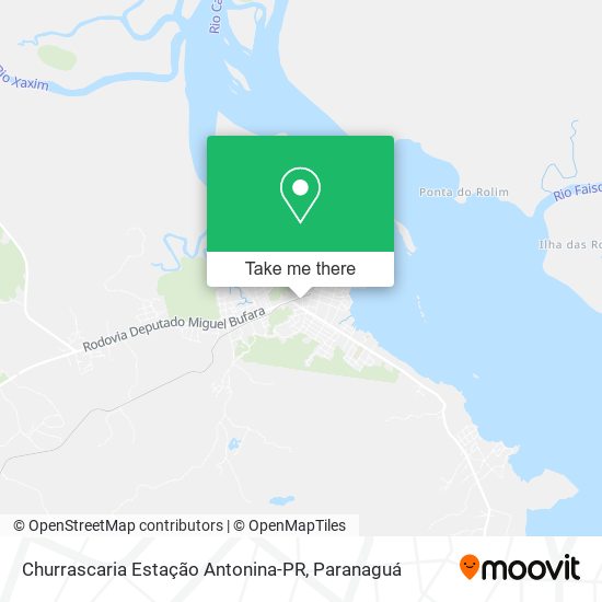 Churrascaria Estação Antonina-PR map