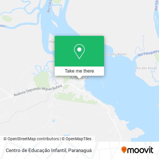 Mapa Centro de Educação Infantil