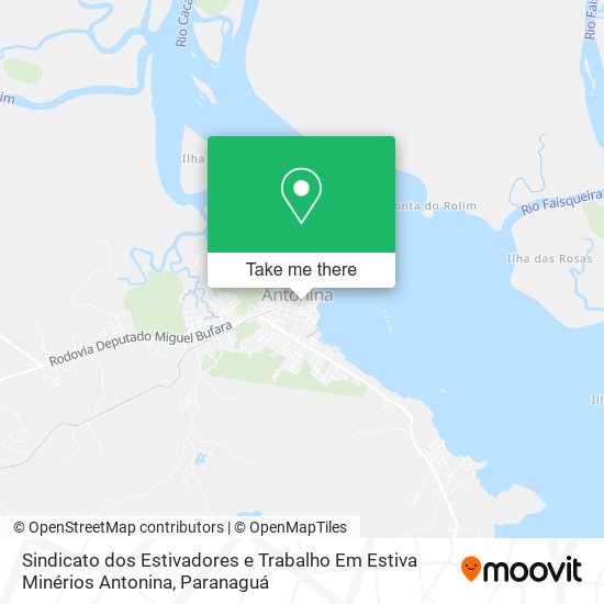 Sindicato dos Estivadores e Trabalho Em Estiva Minérios Antonina map