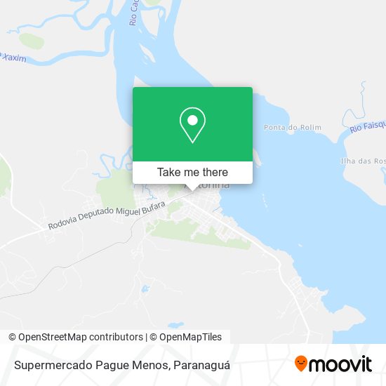 Supermercado Pague Menos map