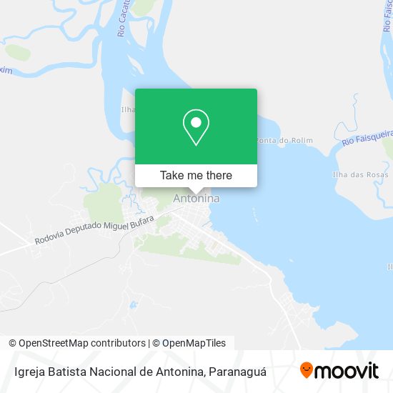 Igreja Batista Nacional de Antonina map