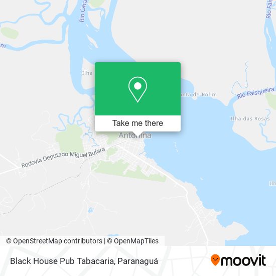 Black House Pub Tabacaria map