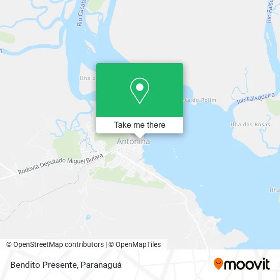 Bendito Presente map