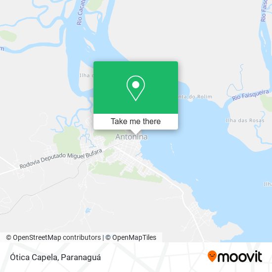 Ótica Capela map