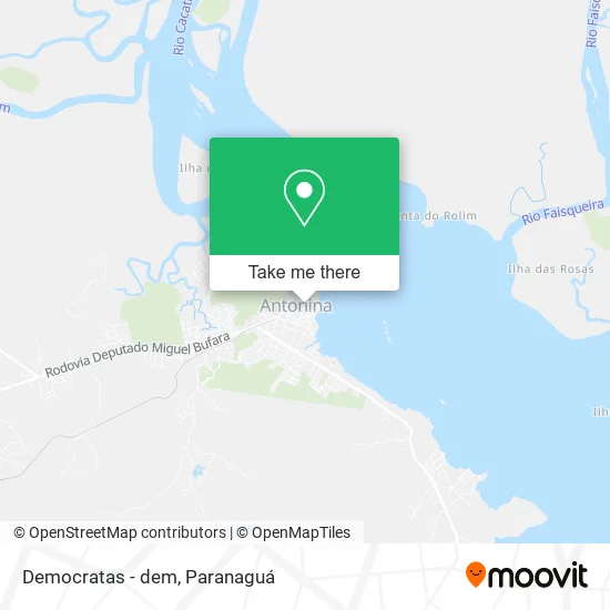 Democratas - dem map