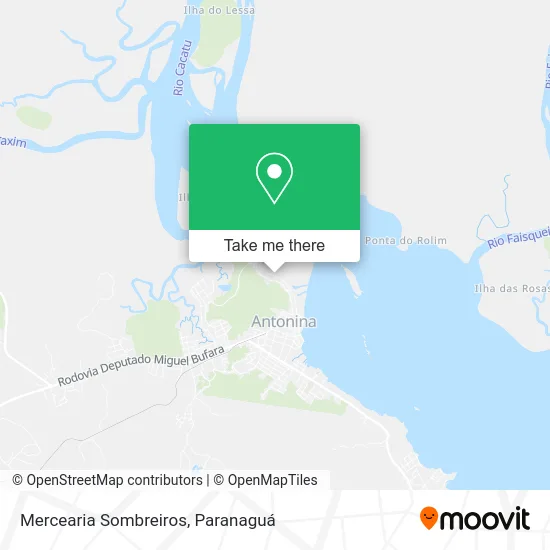 Mercearia Sombreiros map