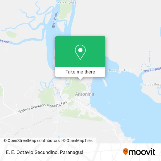 E. E. Octavio Secundino map