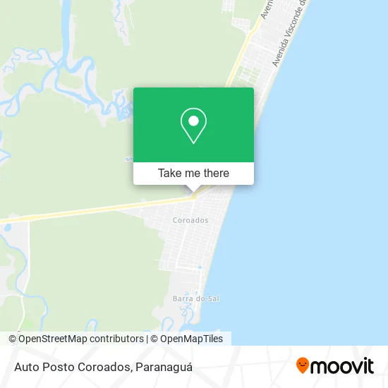 Auto Posto Coroados map