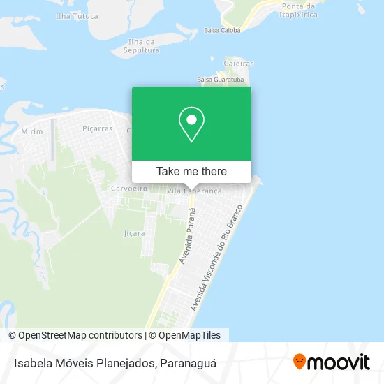 Isabela Móveis Planejados map