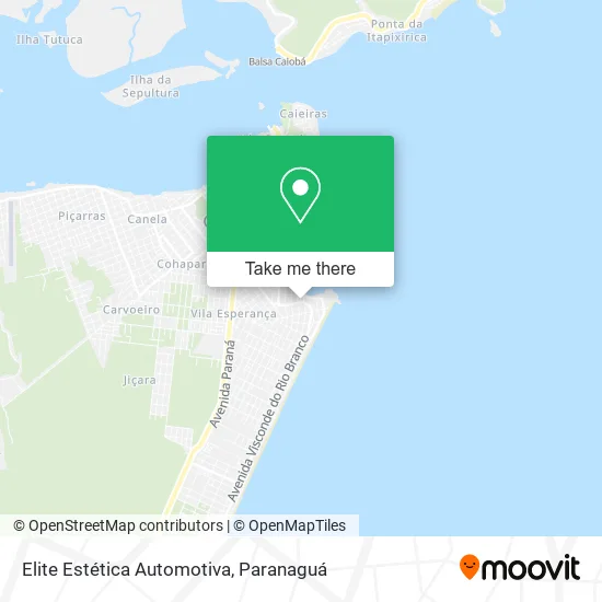 Elite Estética Automotiva map