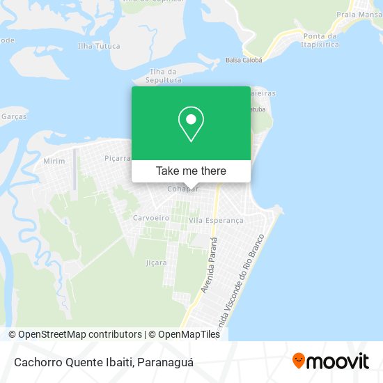 Cachorro Quente Ibaiti map