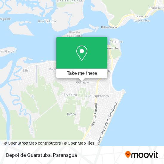 Depol de Guaratuba map