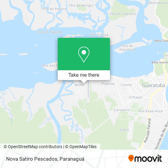 Nova Satiro Pescados map