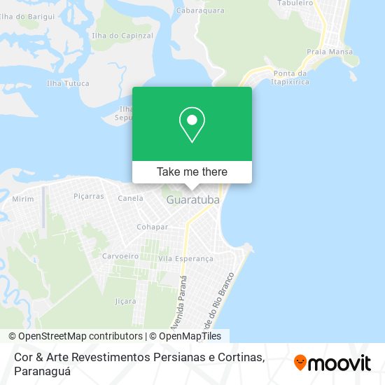 Cor & Arte Revestimentos Persianas e Cortinas map