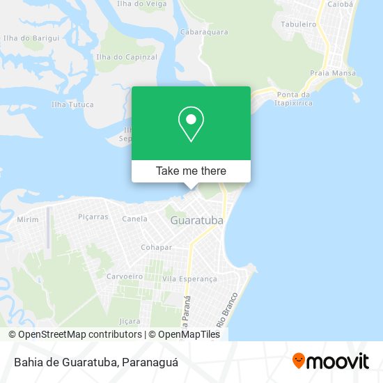 Bahia de Guaratuba map