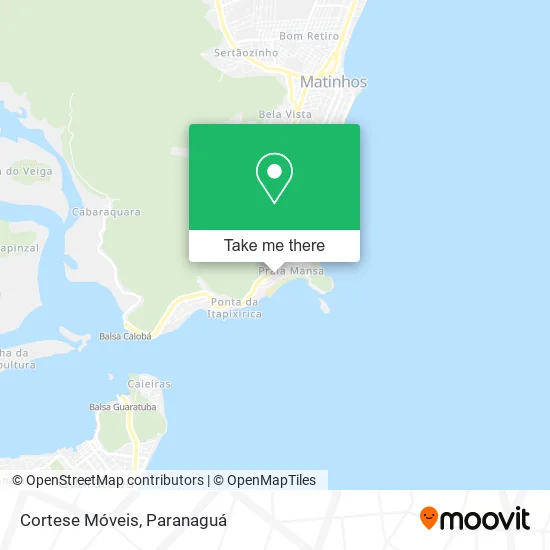 Cortese Móveis map