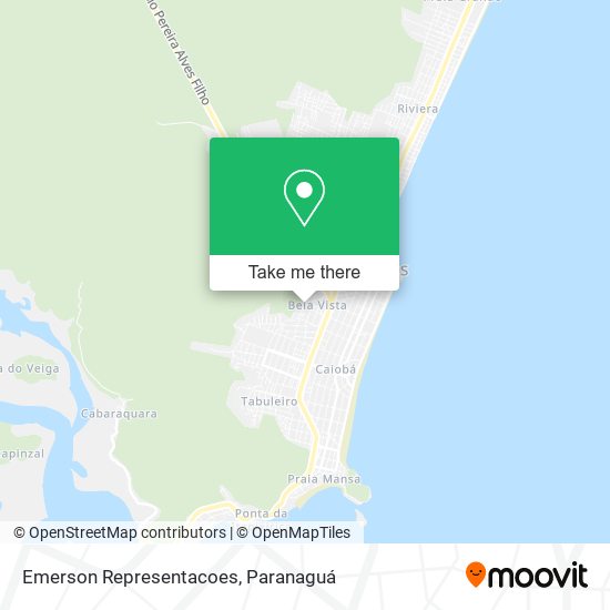 Emerson Representacoes map