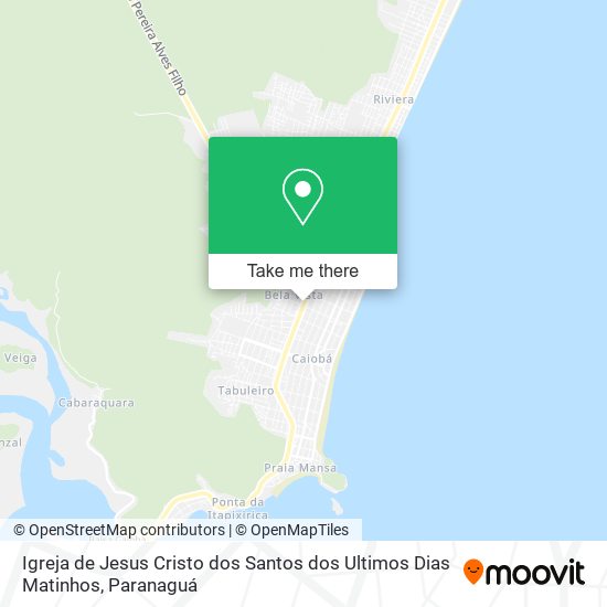 Igreja de Jesus Cristo dos Santos dos Ultimos Dias Matinhos map