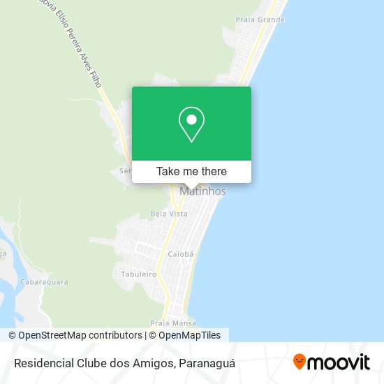 Residencial Clube dos Amigos map