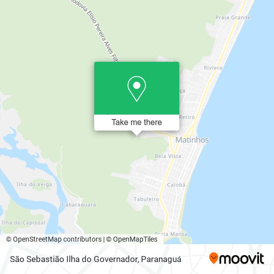 São Sebastião Ilha do Governador map