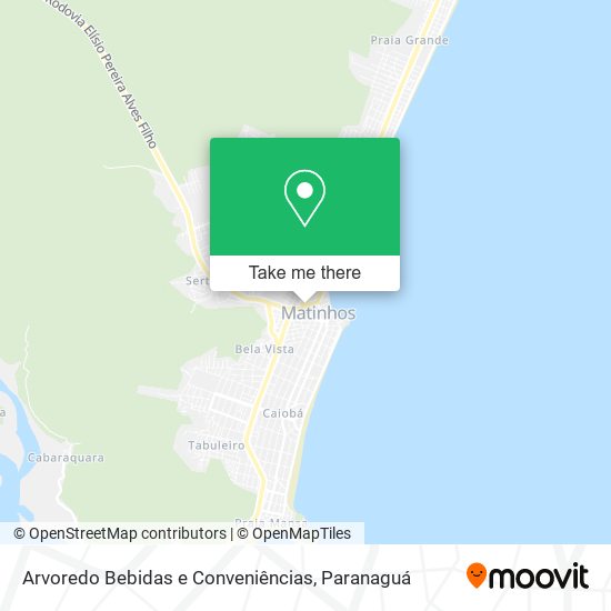 Arvoredo Bebidas e Conveniências map