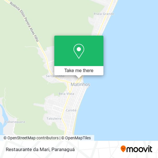 Mapa Restaurante da Mari