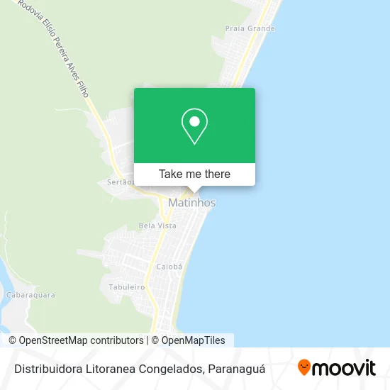 Distribuidora Litoranea Congelados map