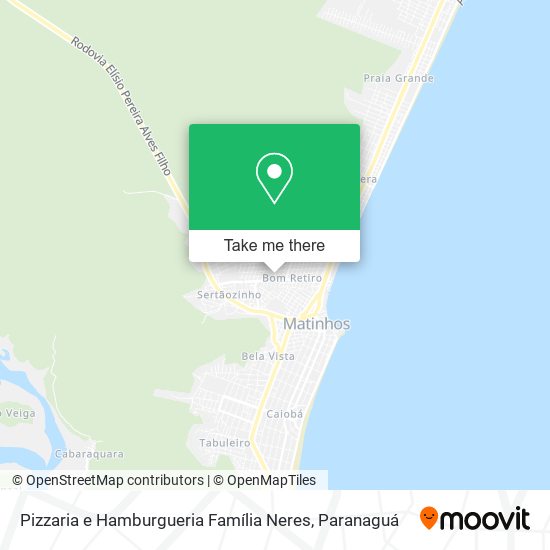 Pizzaria e Hamburgueria Família Neres map