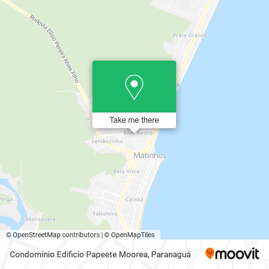 Condominio Edificio Papeete Moorea map