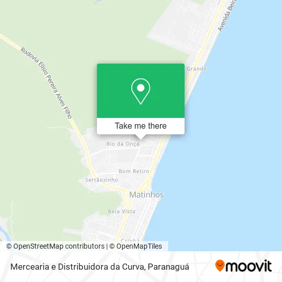 Mercearia e Distribuidora da Curva map