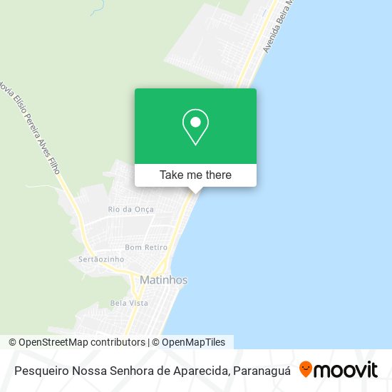 Pesqueiro Nossa Senhora de Aparecida map