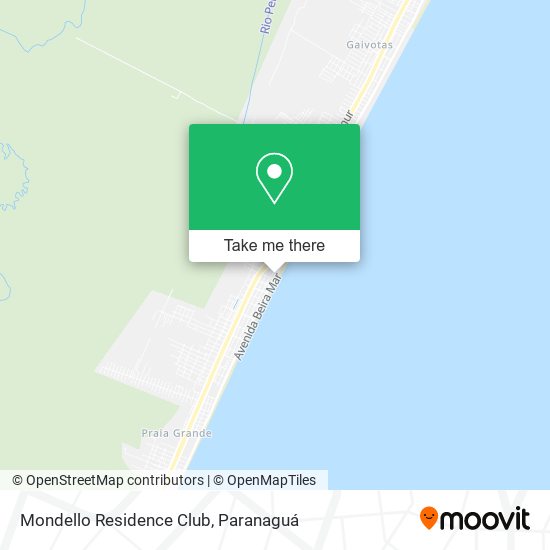 Mondello Residence Club map